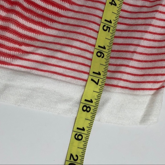 Belford Geometric Striped Cropped Cardigan M - Picture 7 of 7